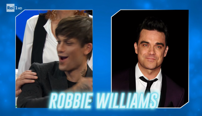 Una delle imitazioni della finale di Tale e Quale Show 2021 sarà Pierpaolo Pretelli-Robbie Williams
