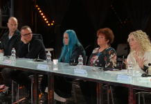 I giudici e Antonella Clerici alla conferenza stampa di The Voice Senior 2021-2022