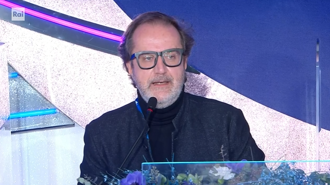 Stefano Coletta nel corso della conferenza stampa di Sanremo di oggi 31 gennaio 2022