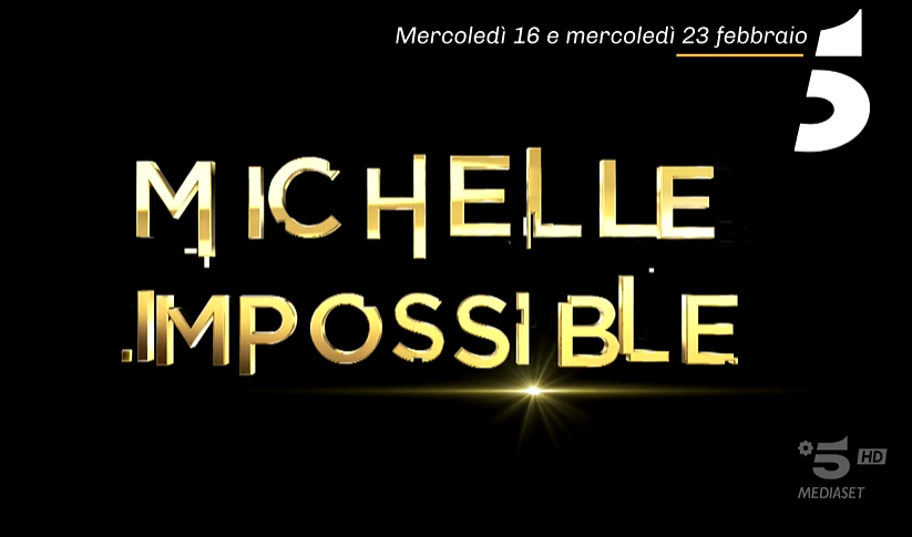 Michelle Impossible su Canale 5 il 16 e 23 febbraio 2022. Tra gli ospiti, anche Maria De Filippi e Eros Ramazzotti