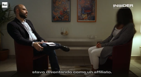 Roberto Saviano intervista Anna Carrini a Insider su Rai 3