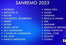 Elenco cantanti big in gara Sanremo 2023 partecipanti concorrenti