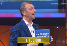 ad affari tuoi vincita massima di 100.000 euro al gioco finale de la regione fortunata